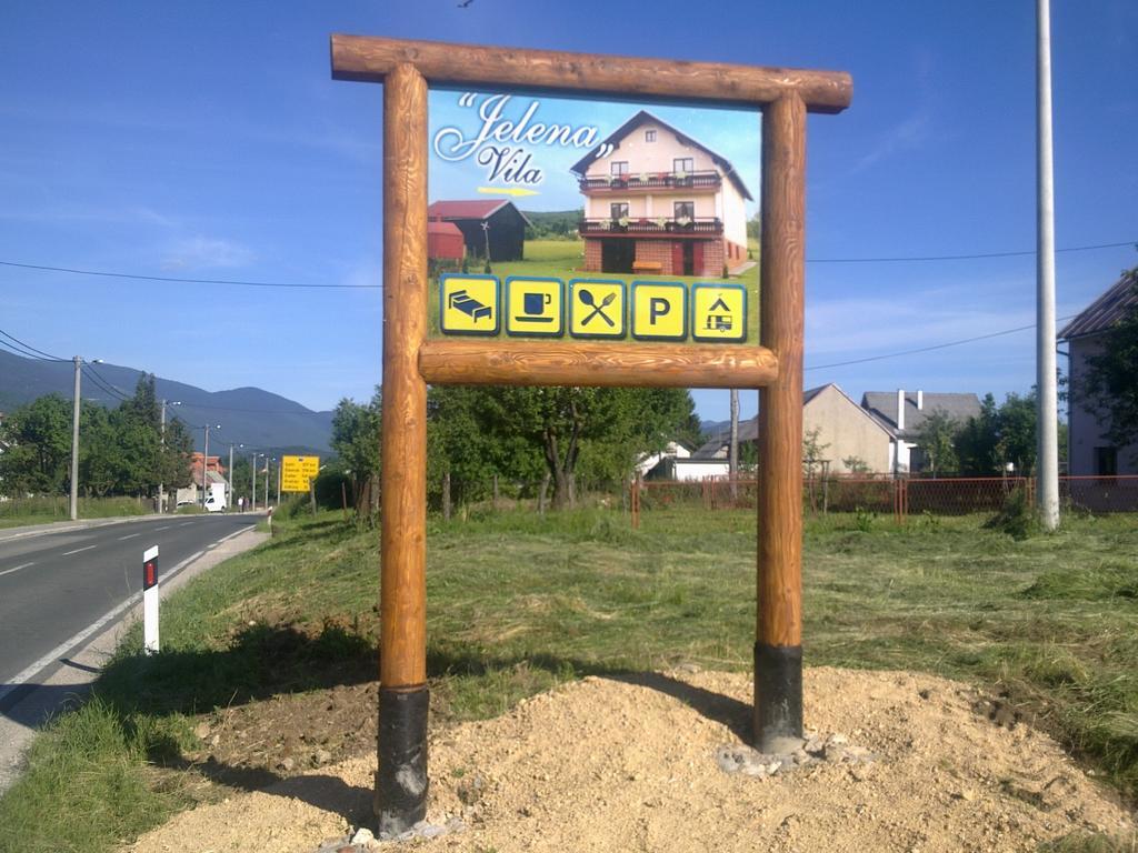 Jelena Hotel Korenica Buitenkant foto